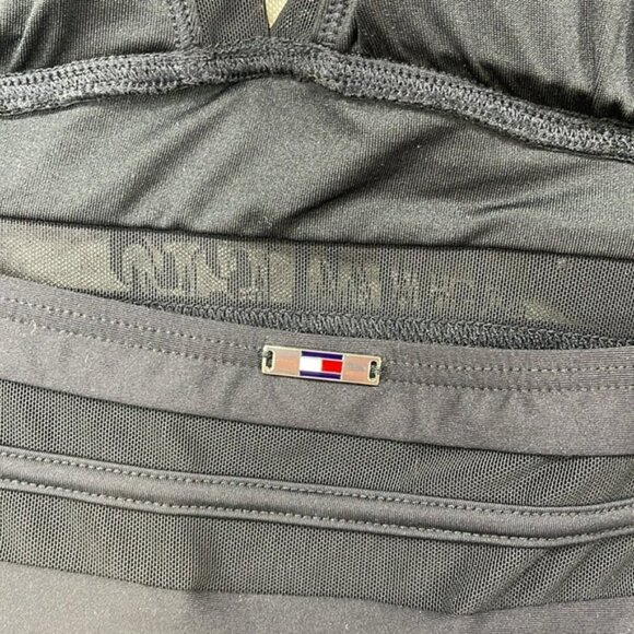 Tommy Hilfiger Solid Mesh One-Piece Swimsuit - Picture 8 of 10